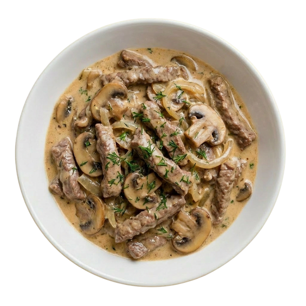 Бифстроганов: сливочный, мясной